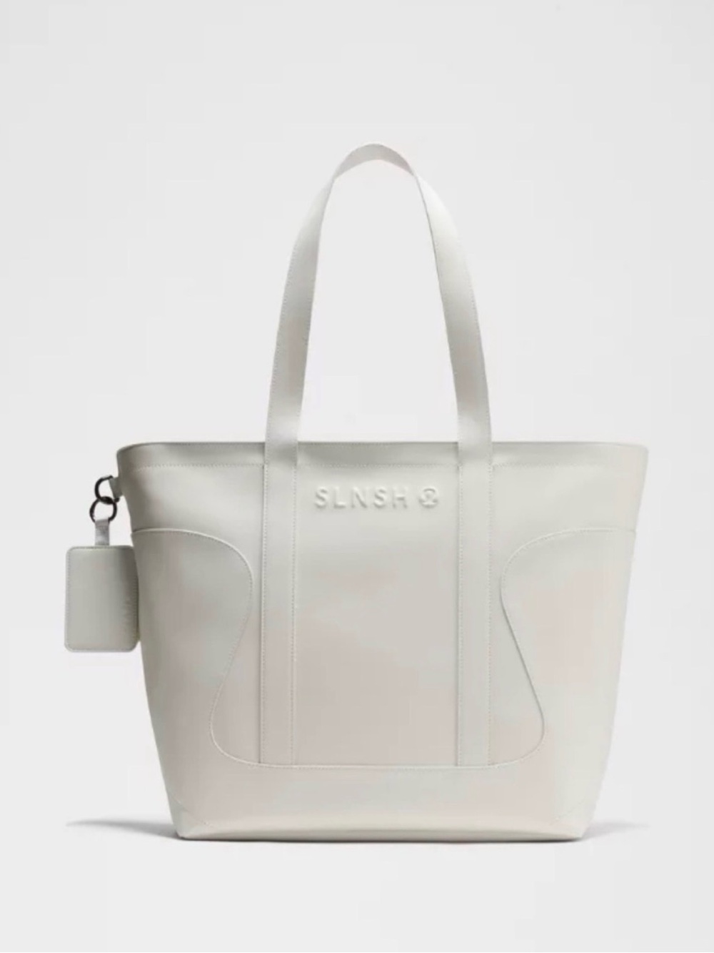 Luluemon Catus leather Tote *SLNSH 25L Light Vapor (Cream) NWT